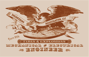 A company logo created with fonts and clip art from the New Victorian Printshop