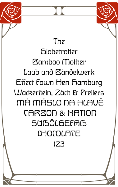 WF Habsburg is a German Jugendstil Art Nouveau font. Completely redrawn and featuring support for most European languages