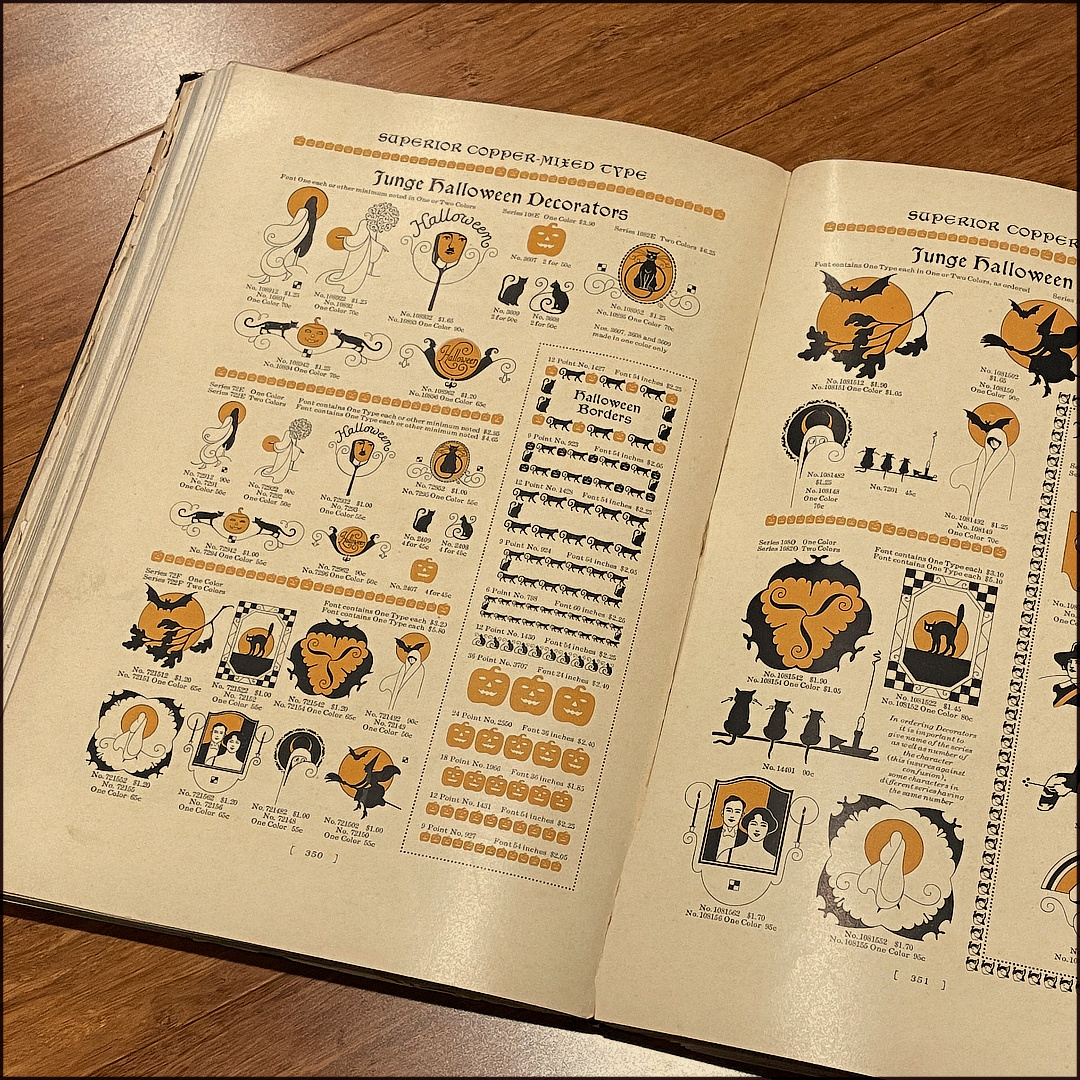 Usage Example 1 of the WF Halloween Ornaments Font