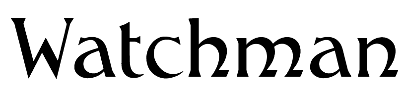 A sample of the Watchman Art Nouveau font